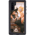 Cozy Autumn Library Witch with Cat and Coffee by Ivy Dolamore Galaxy Cases